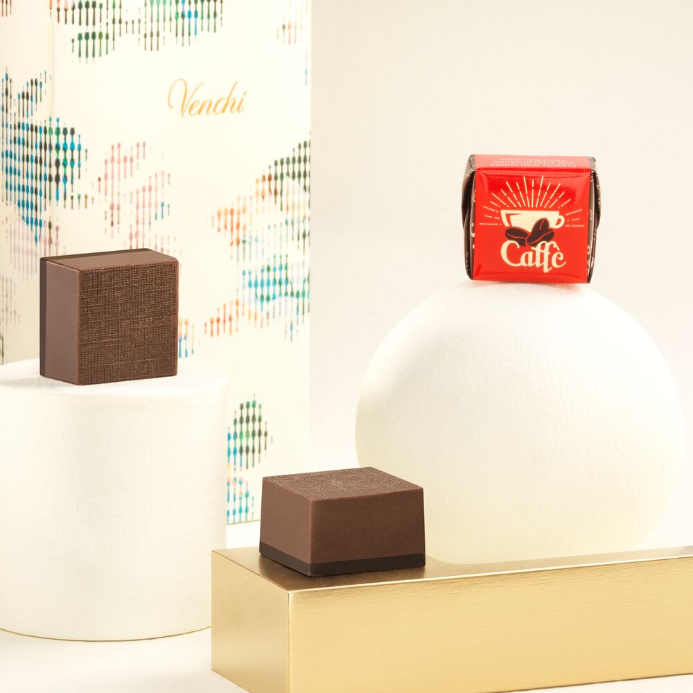 7-Blend Espresso Dark Chocolate Cube 10 pcs