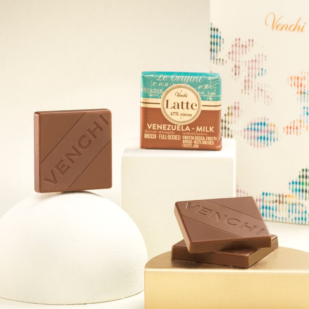 Venezuela 47% Milk Chocolate Square 15 pcs