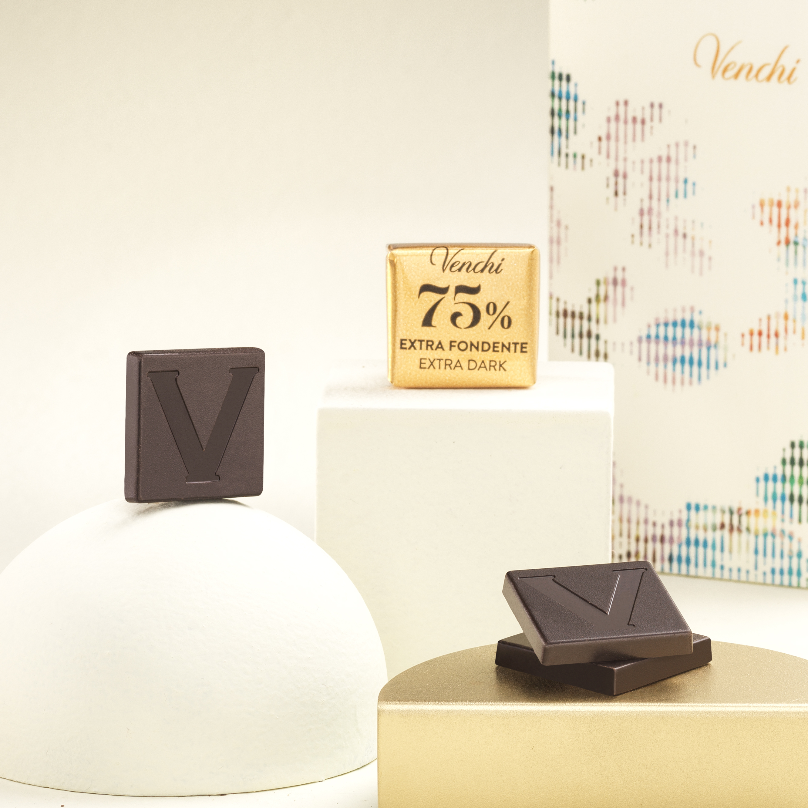75% Dark Chocolate Mini Square 35 pcs