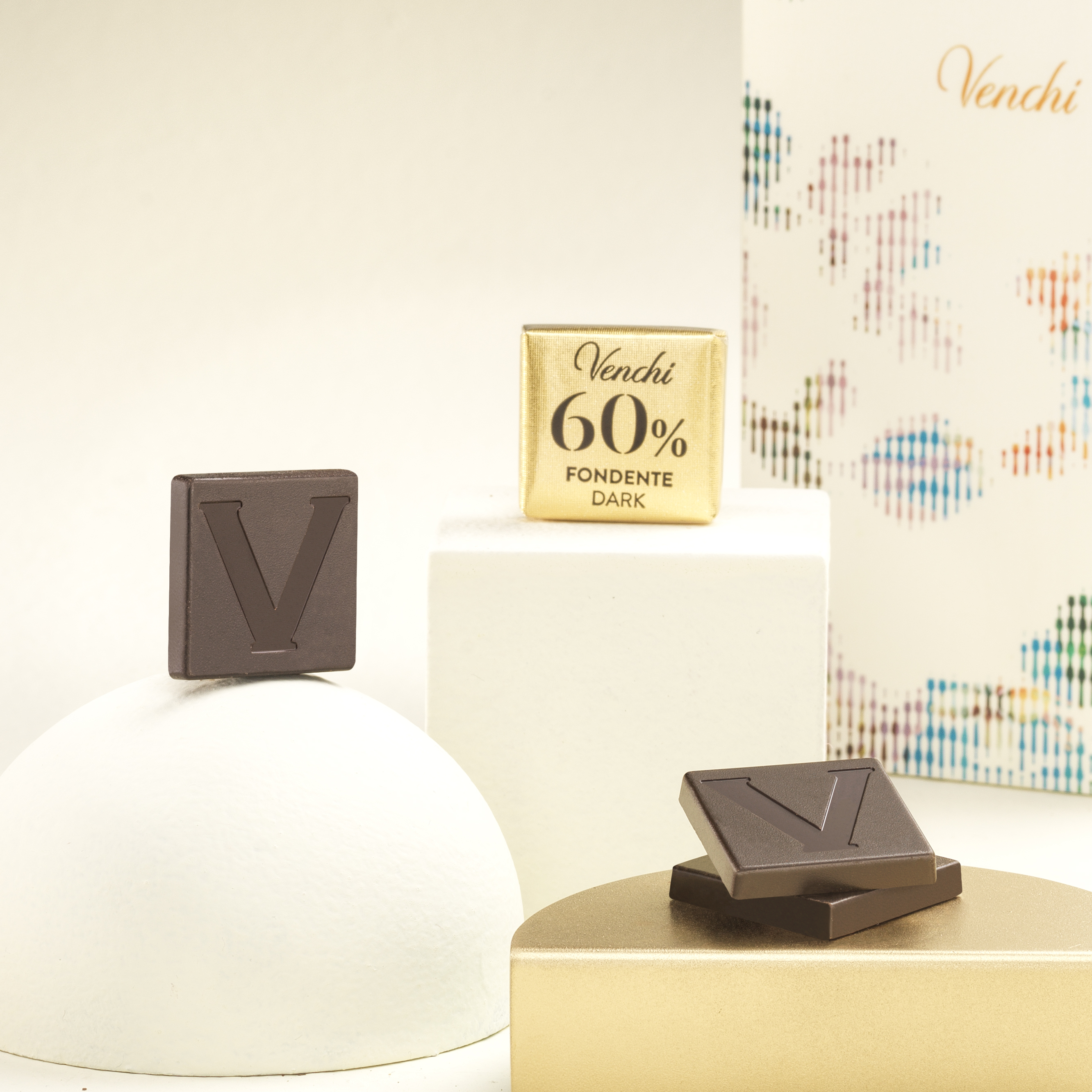 60% Dark Chocolate Mini Square 35 pcs