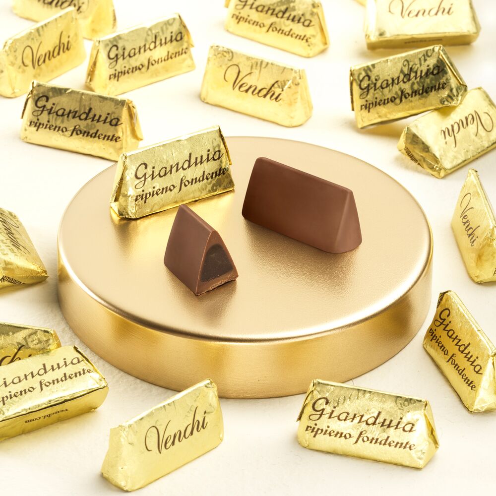 Dark Chocolate Filled Gianduiotto 2.2 lb