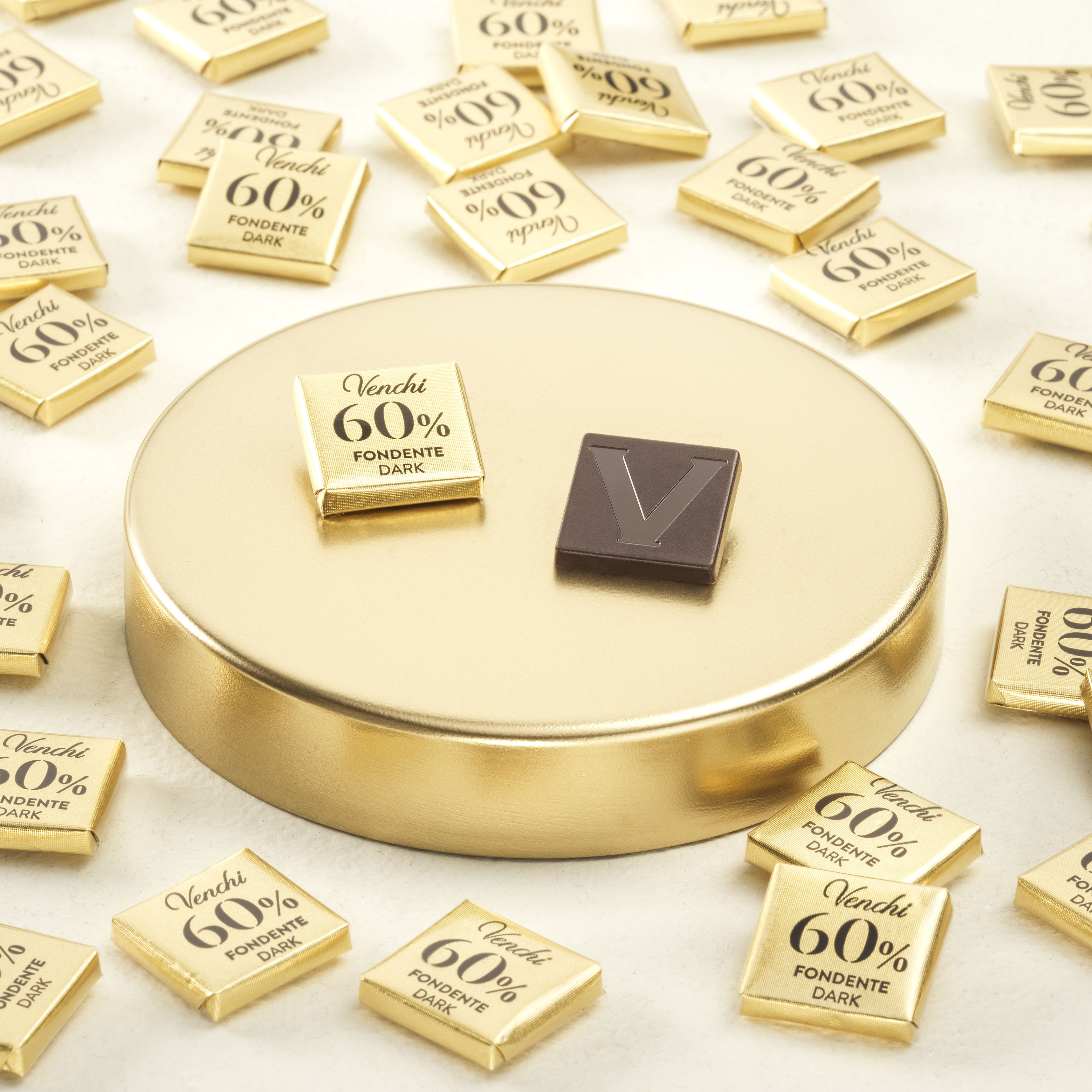 60% Dark Chocolate Mini Square 2.2 lb