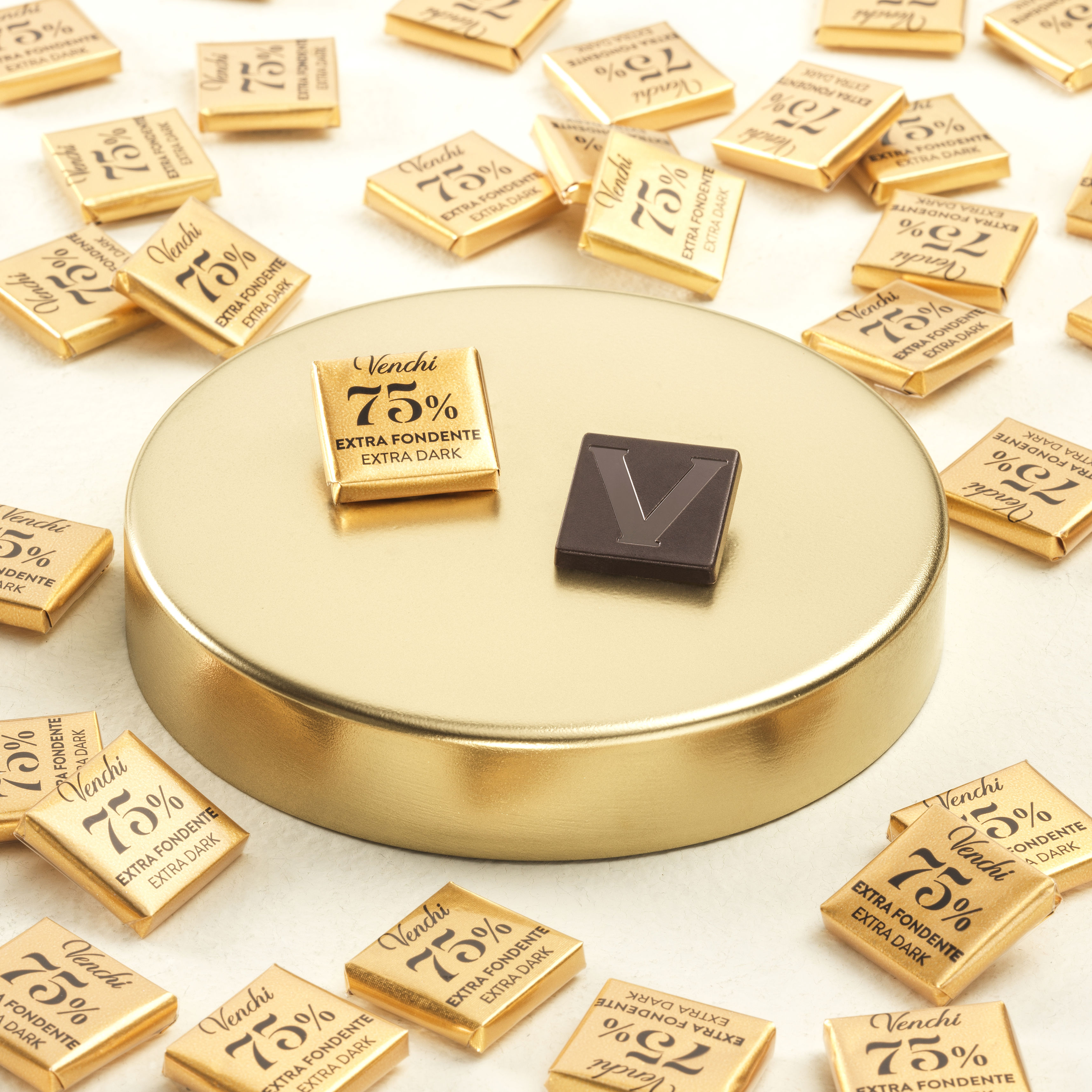 75% Dark Chocolate Mini Square 2.2 lb