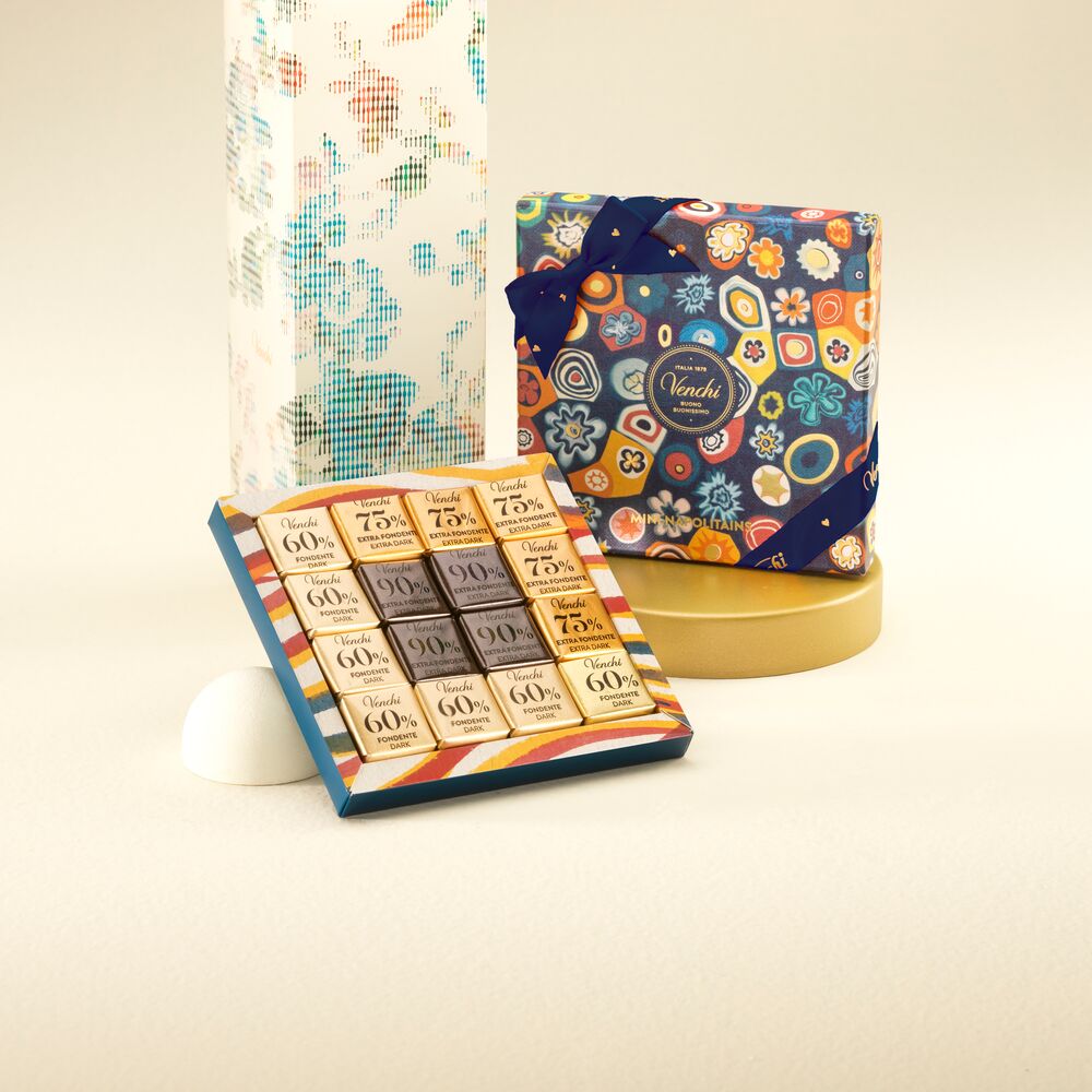 Murrine box with assorted Mini Blend chocolates 1.65 oz
