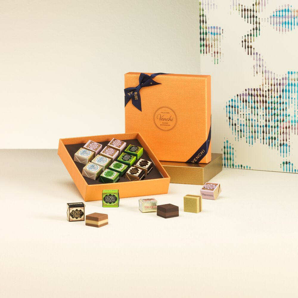 Murrine gift box with Cremino chocolates 4.76 oz