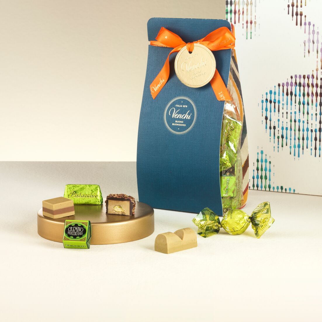 Gift Pouch with Pistachio Chocolates 12.41 oz