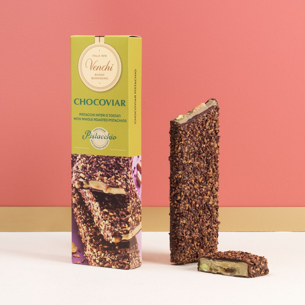 Chocoviar Pistachio soft bar 7.05 oz