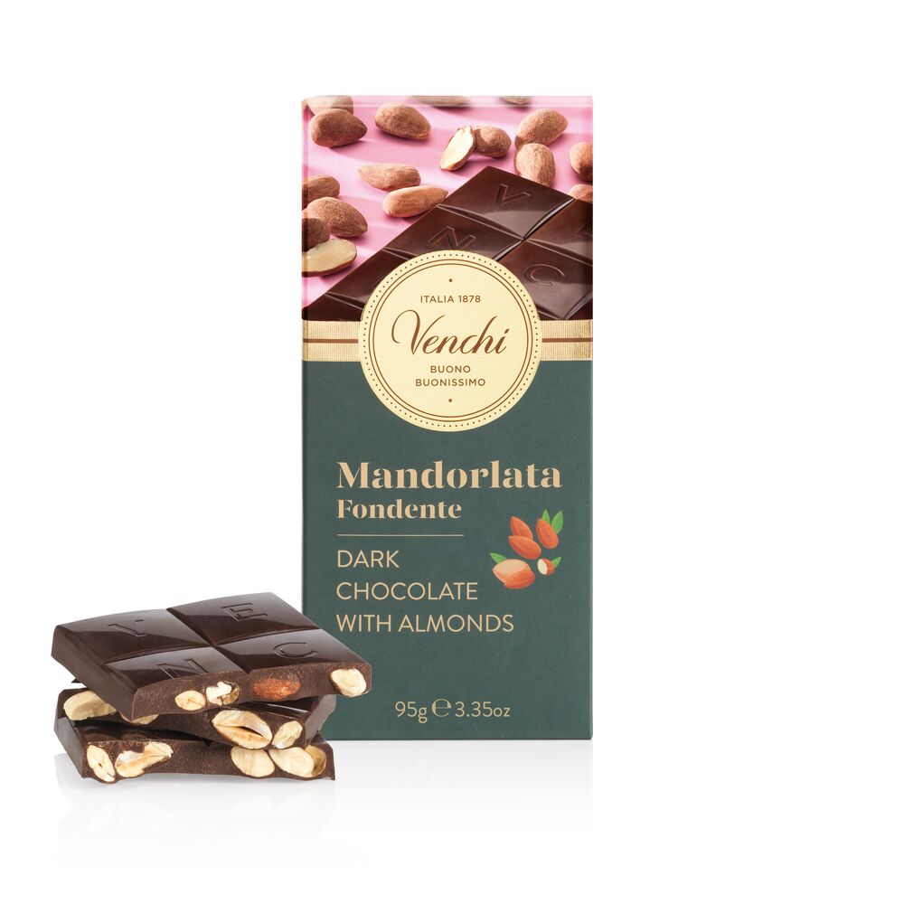 Dark Chocolate Almond Bars Bundle of 6